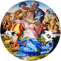 Palau 20 dollars 2023 - DONI TONDO By Michelangelo Micropuzzle Treasures - 3 oz silver coin 20$